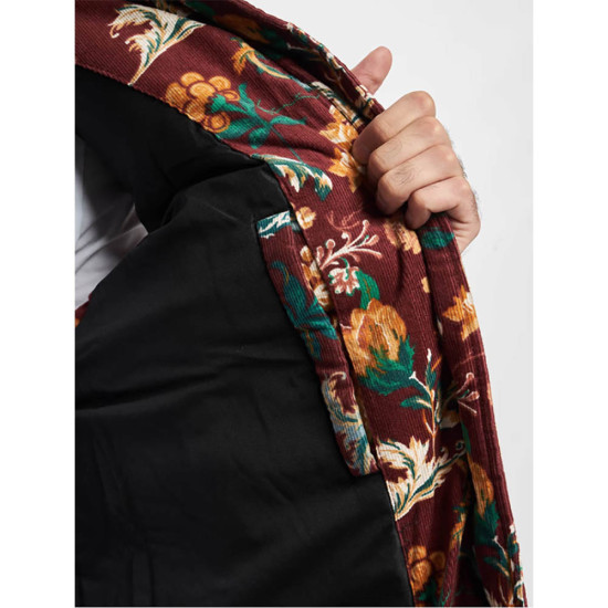 Karl Kani Ανδρικό αμάνικο μπουφάν OG Corduroy Flower Puffer Vest